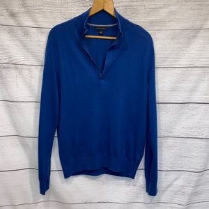 Men's blue half zip sweater Banana Republic Size M